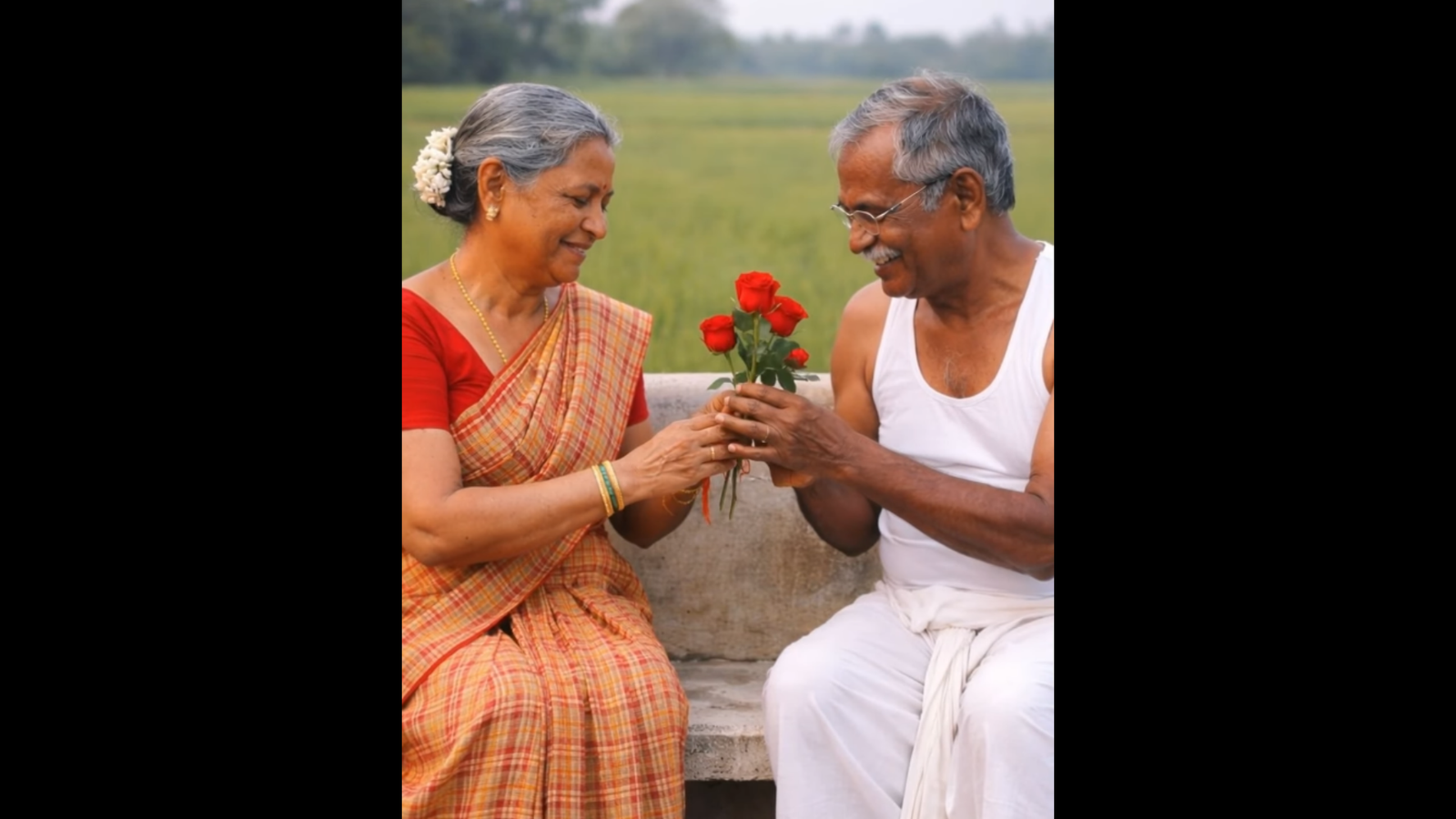 Vara Mahalaxmi Silks: Age is Just a Number, Love is Timeless, AI video by White Panther Creations